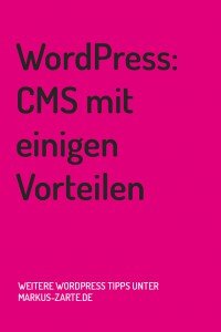 WordPress: CMS mit Vorteilen